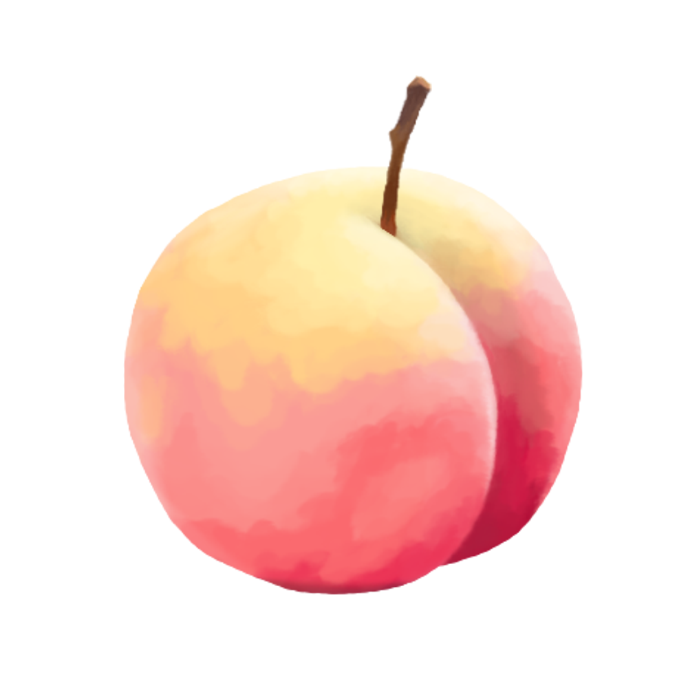 Peach — Character Illustration